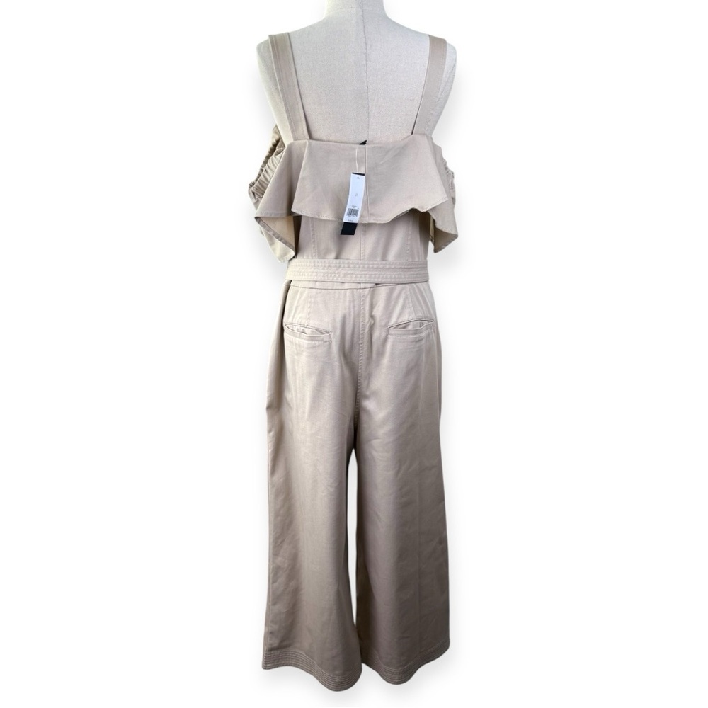 Banana Republic Cream Ruffle Jumpsuit - Picture 2 of 13